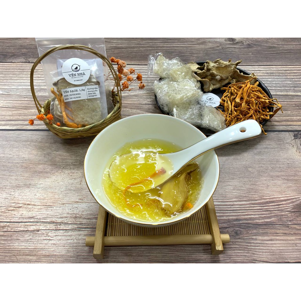 Yến sào đông trùng hạ thảo yến sợi (Bồi bổ tốt cho người lớn tuổi) | BigBuy360 - bigbuy360.vn
