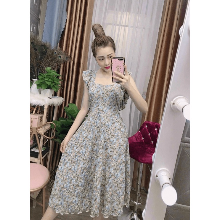 [HCM] Đầm xòe maxi đi biển siêu sang trọng thời trang trẻ trung cho các nàng KME FASHION