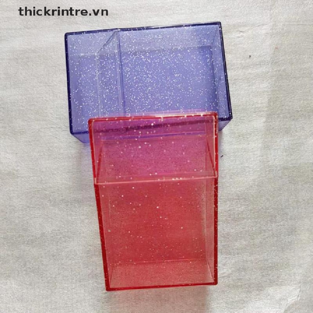 Hộp đựng album ảnh Polaroid 3 inch trong suốt lấp lánh cất giữ thẻ Instax
