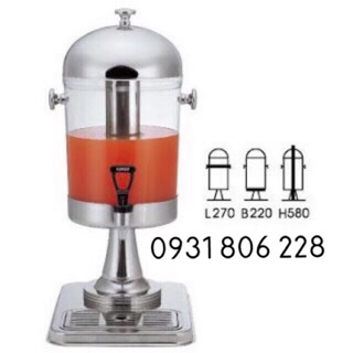 BÌNH ĐỰNG NƯỚC INOX TRÁI CÂY 8 LÍT