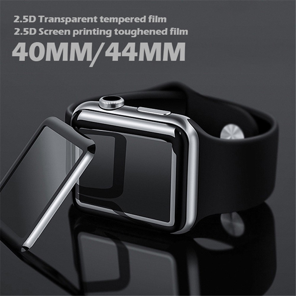 Apple Watch Series4 Toughened film Apple watch 2.5D transparent / silk screen toughened film