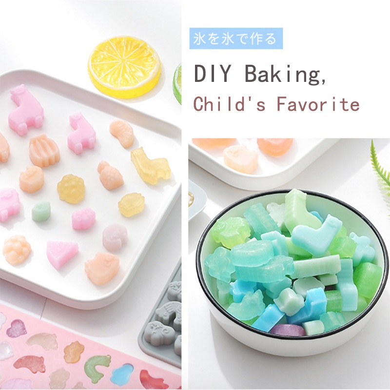 Khuôn Silicone Làm Bánh Hình Động Vật Dễ Thương