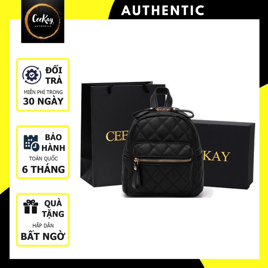 Balo nữ mini da mềm fullbox cao cấp đẹp CEEKAY đi chơi, công sở chính hãng sang trọng giá rẻ mới
