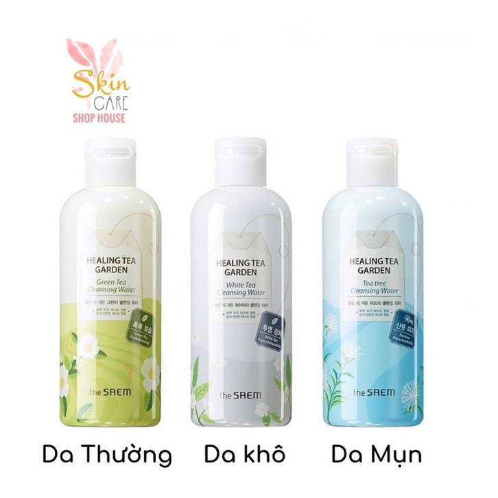 Nước Tẩy Trang The Saem Healing Tea Garden Cleansing Water 300ml