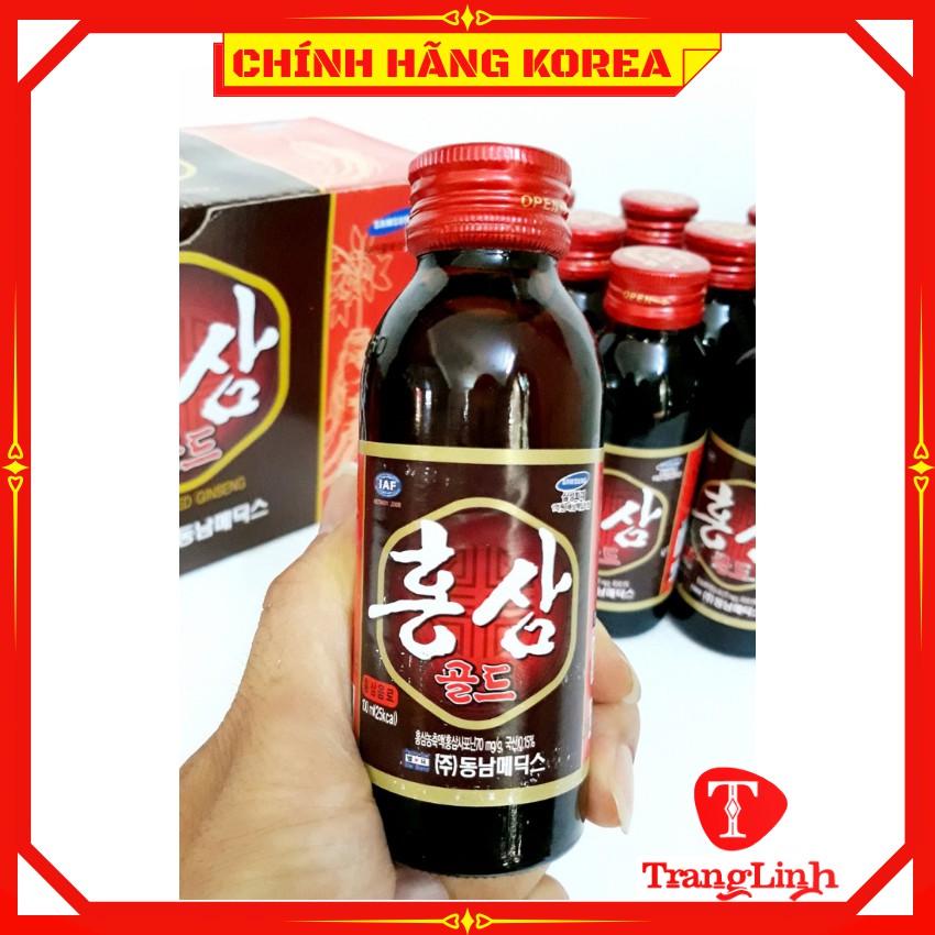 Nước hồng sâm hàn quốc chính hãng - Nước sâm 100ml - tranglinhkorea