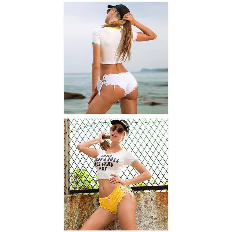 616# Quần Short Denim Siêu Ngắn Gợi Cảm Cho Nữ