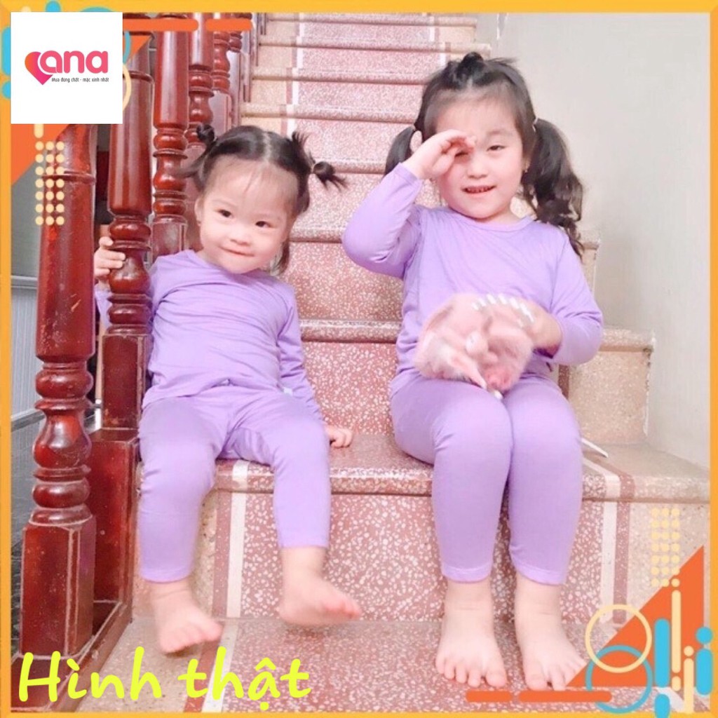 Bộ cạp cao tay dài Minky Mom cho bé [Xã kho] bộ thu đông cạp cao thun lạnh minky dài tay cho bé trai bé gái mềm mịn mát