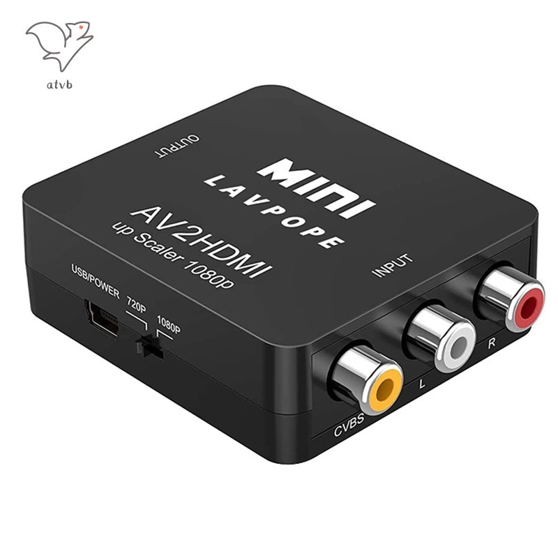 Bộ Chuyển Đổi Video Từ Cổng Rca Sang Hdmi 1080p Av Sang Hdmi Cho Pc Laptop