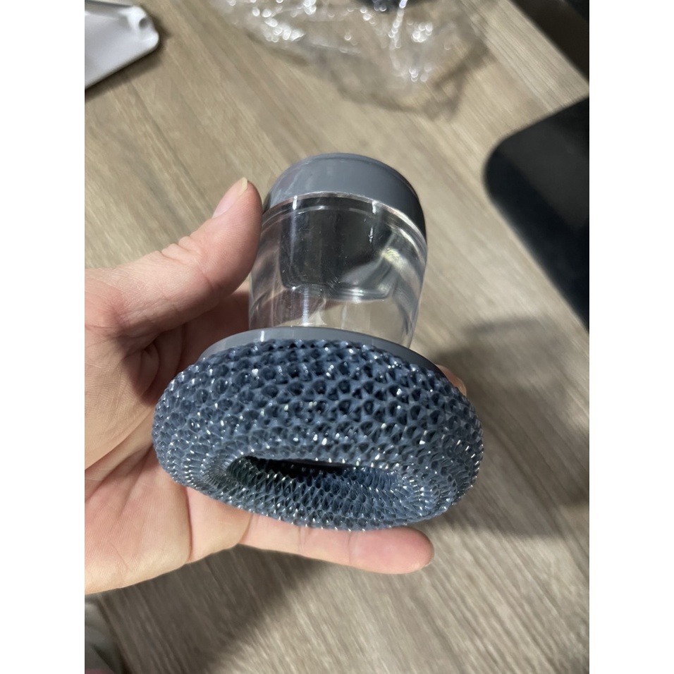 Dụng Cụ Chà Xoong Nồi Đa Năng Cầm Tay Siêu Sạch - Có Ngăn Đựng Nước Rửa Chén Tiện Lợi CK64 Shalla