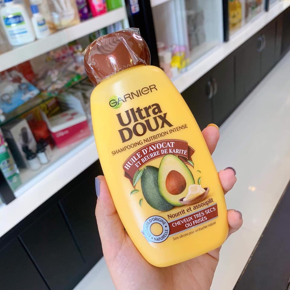 Dầu Gội Đầu Bơ Garnier Ultra Doux Pháp 250ML - BỘ GỘI XẢ
