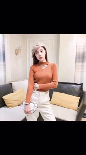 Áo len cổ 3p đắp ren cực xinh!!!