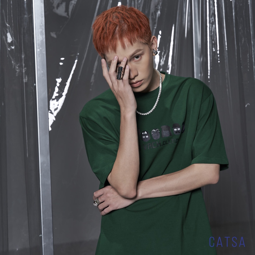 Áo thun cổ tròn Vân Tay chất liệu Cotton Single co giãn 2 chiều, thấm hút mồ hôi ATN322 - ATN323