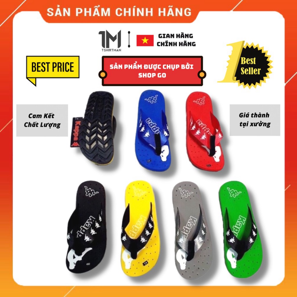 Dép Kẹp Nam Nữ Unisex Cao Cấp KAPPA, Siêu Bền, Êm Chân Thời Trang