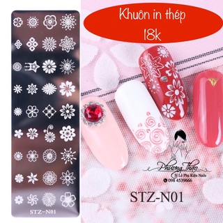 Khuôn in Nail mẫu N, Khuôn in móng tay