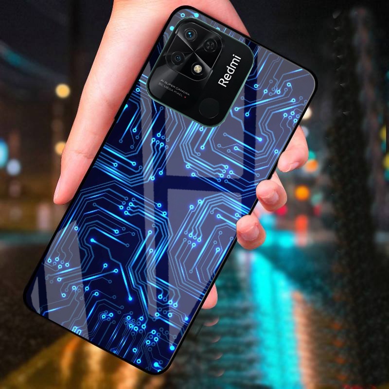 Ốp Lưng REDMI 10C mặt kính cường lực cao cấp thiết kế riêng