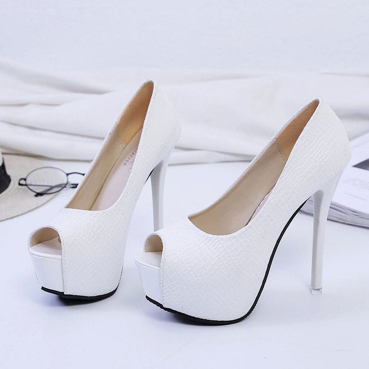CÓ SẴN MÀU ĐEN SIZE 39 A253 giầy cao gót mũi hở gót cao 13cm thời trang