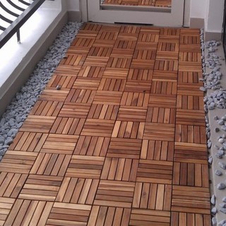Sàn Gỗ Ban Công Sân Vườn