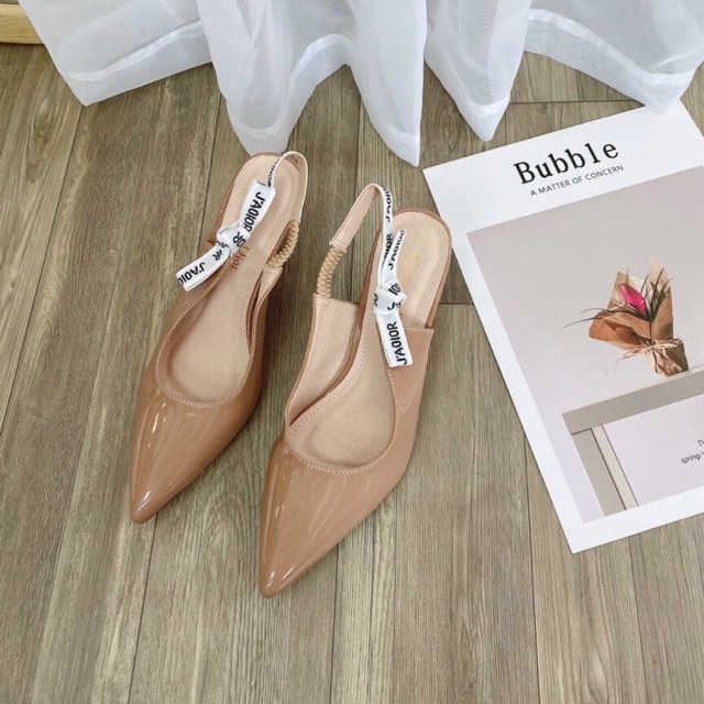 💋🥰😍 Giày nơ gót sang chảnh 🥳💍💋