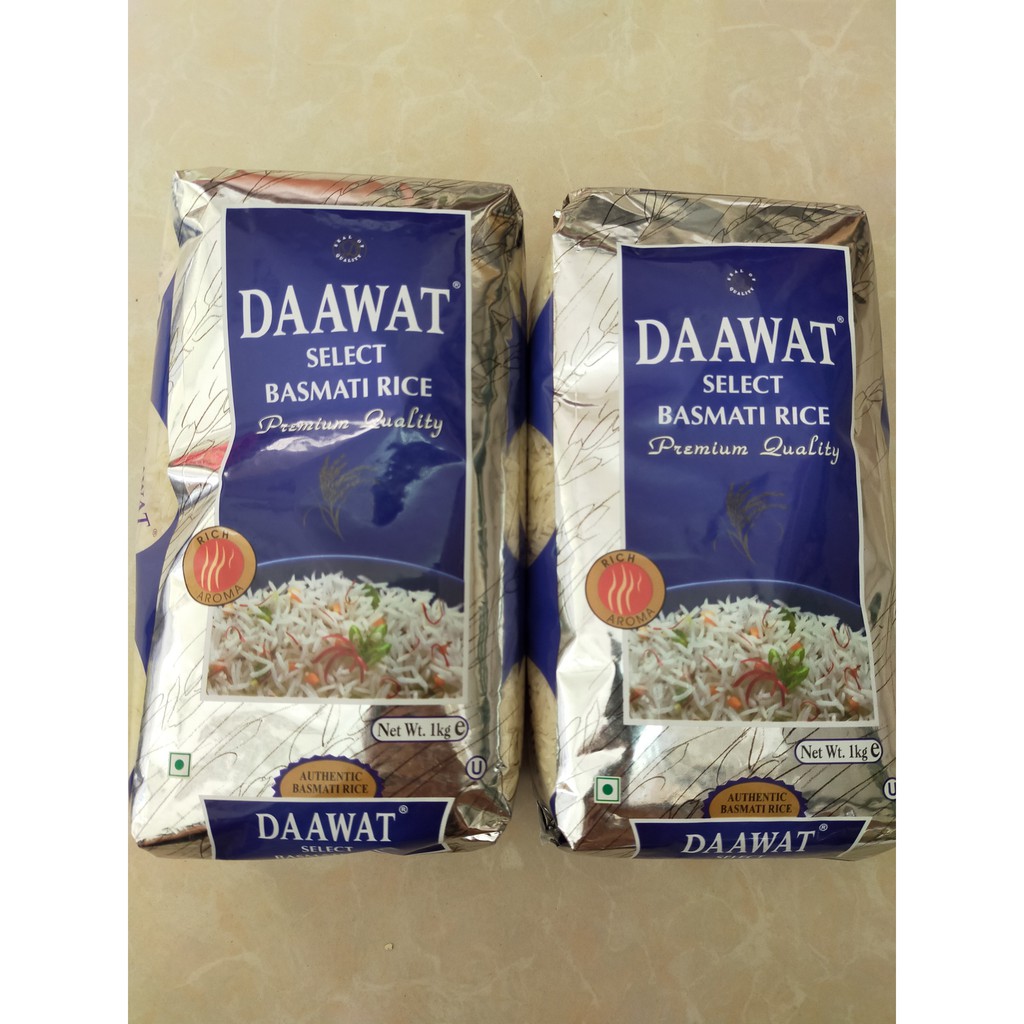 Gạo Basmati India Daawat 5kg Ấn Độ ngăn ngừa tiểu đường
