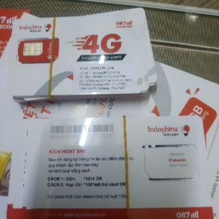 Sim 4G Vinaphone vd89 . Itelecom 90G