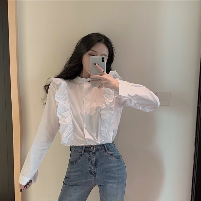 ÁO SƠ MI CÔNG CHÚA BÈO XINH ĐẸP 🦐🦐 L11