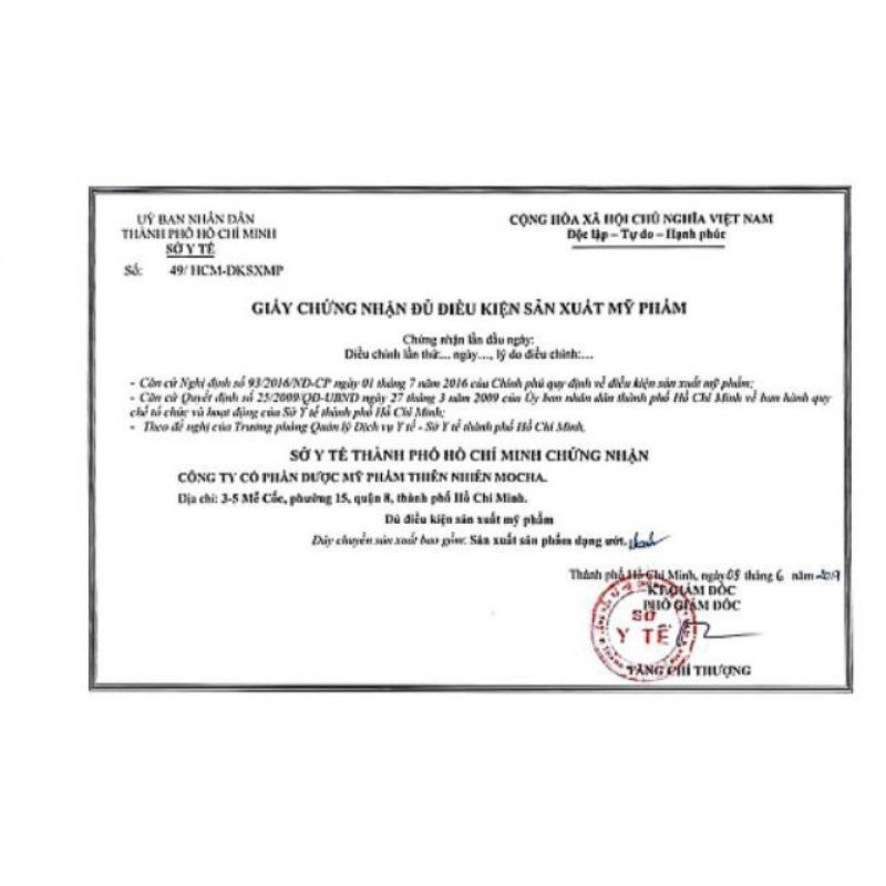 SERUM CHO DA NHẠY CẢM MOCHA