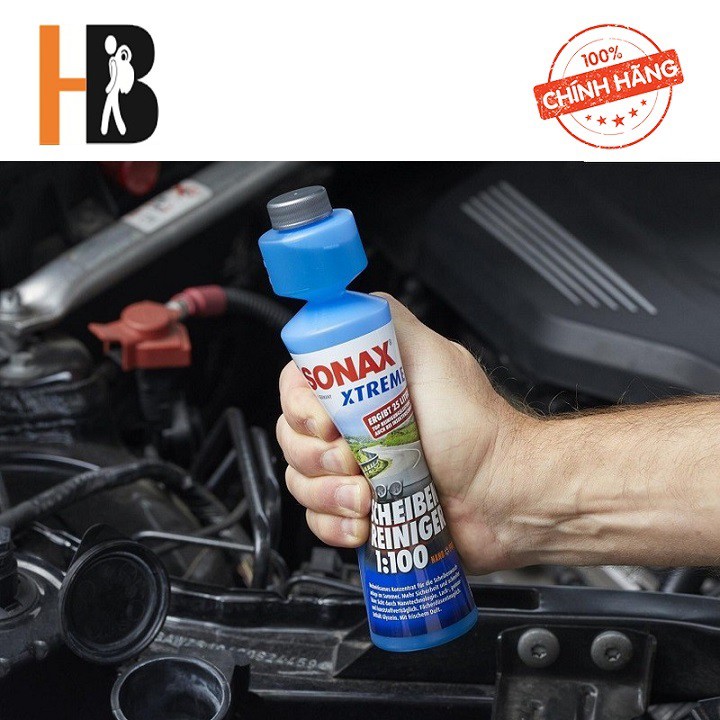 Dung Môi Làm Sạch Kính SONAX XTREME CLEAR VIEW 1:100 250ml 271141 | HIBU CENTER