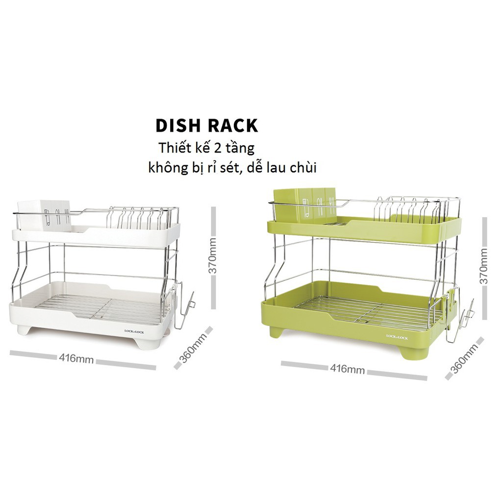 Giá để bát đĩa 2 tầng Lock&Lock LDR2001 | BigBuy360 - bigbuy360.vn