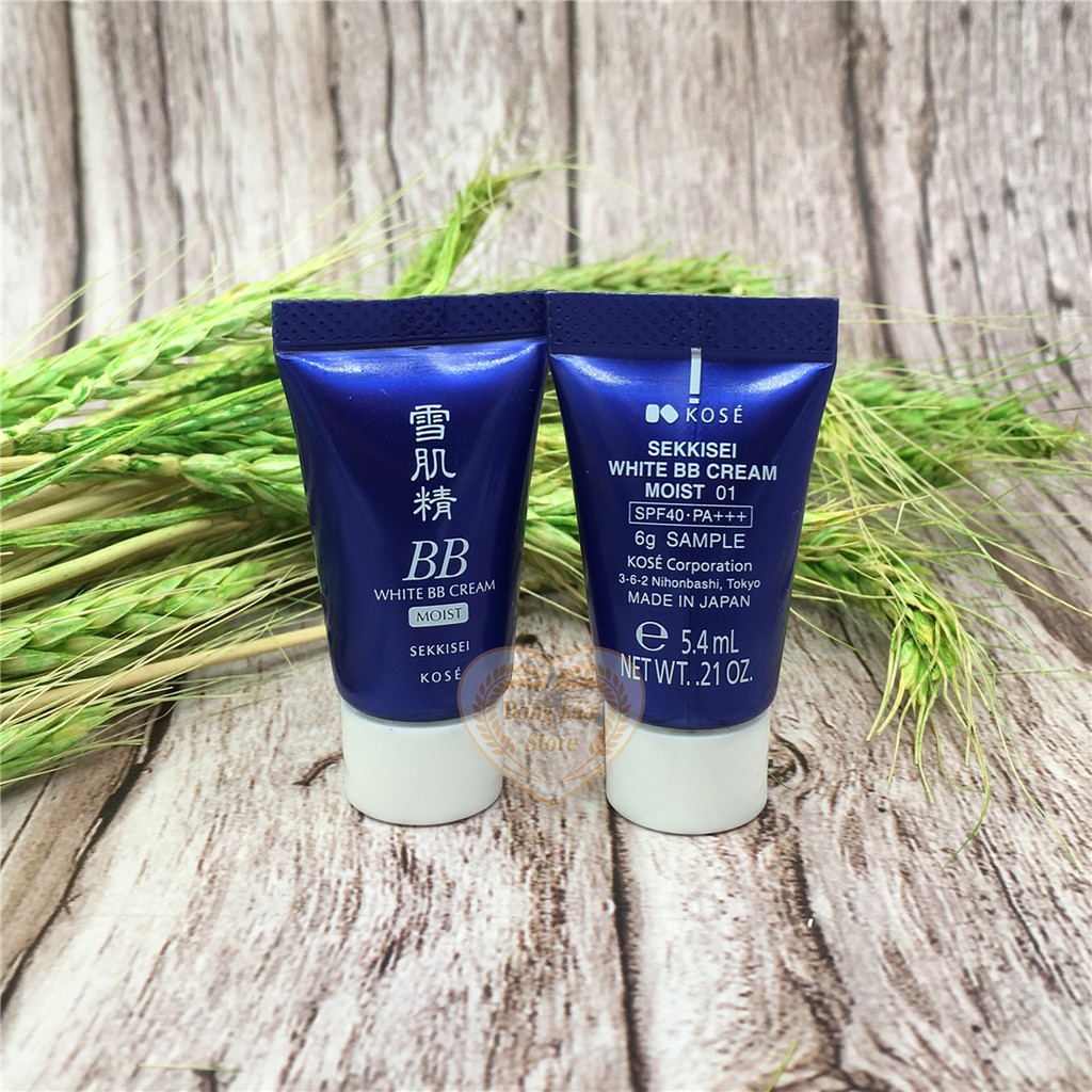 Kem Kose BB Lót Đa Năng Trắng da WHITE BB MOIST CREAM #01 SPF 40 PA+++ 6g | BigBuy360 - bigbuy360.vn