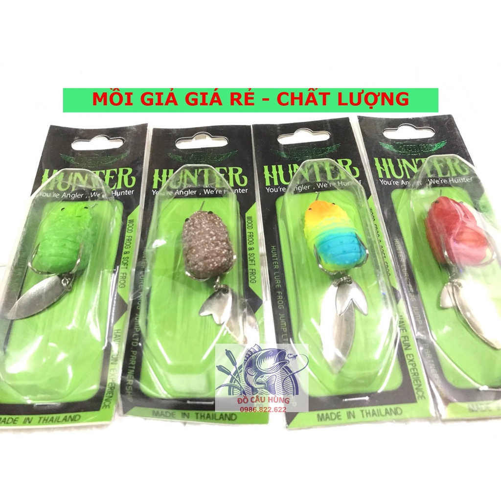 Mồi câu lure v4 hunter. Mồi câu cá giá rẻ.