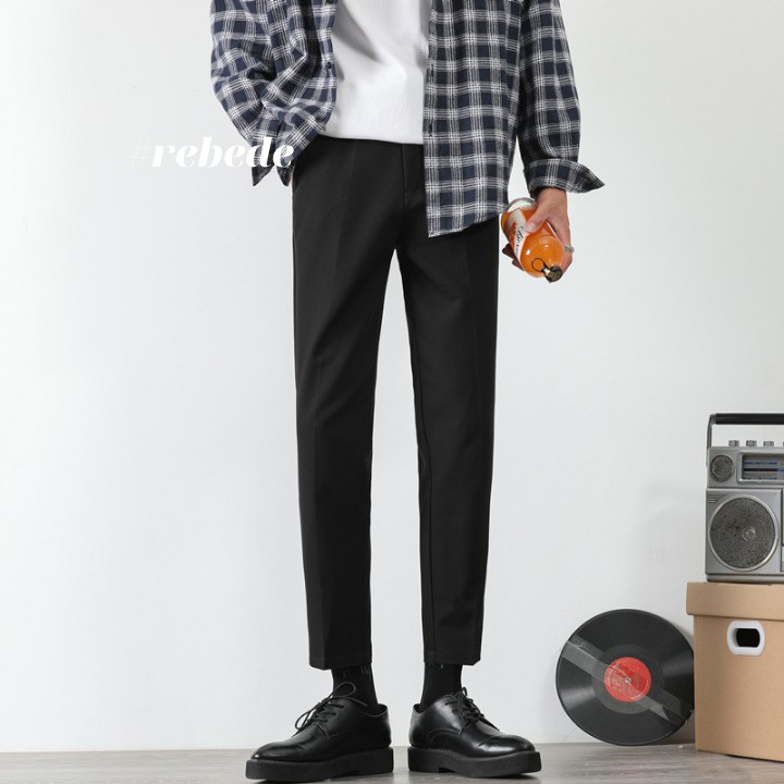 Quần ống rộng nam, vải Tuyết Mưa Vintage cao cấp, phù hợp học sinh sinh viên, người đi làm | BigBuy360 - bigbuy360.vn