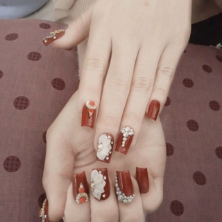 set 72 hoa bột ôm móng