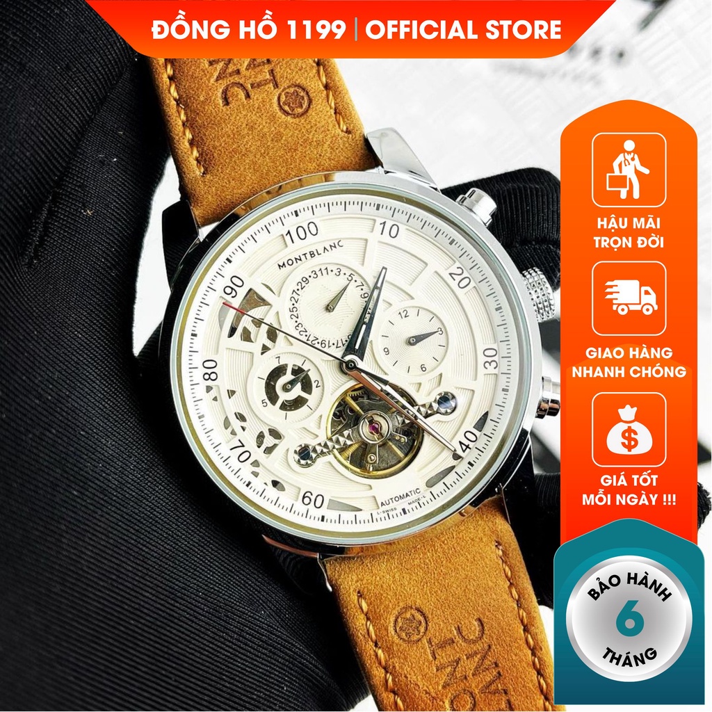 [QUÀ TẶNG] Dong ho nam - Đồng Hồ Nam Dây Da Handmade Chống Xước Chống Nước Chất Liệu Không Gỉ 11.75.JE - 1199 Watches | BigBuy360 - bigbuy360.vn