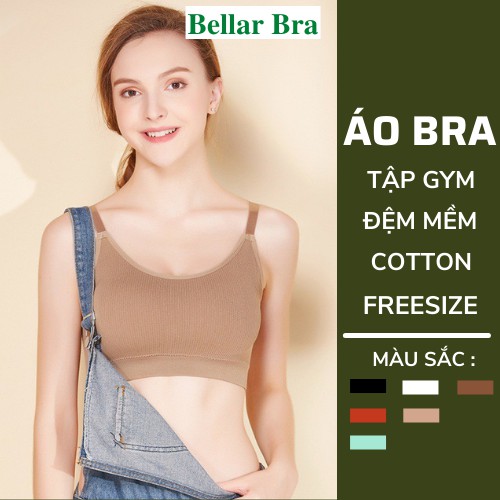 Áo Bra Tập Gym - Bra 2 Dây Gân Tăm Chất Dày Dặn - Áo Ngực Nữ Ôm Trọn Vòng 1 Quyến Rủ B1182