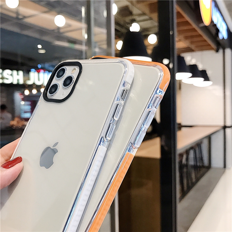 Ốp Điện Thoại Trong Suốt Chống Sốc Cho Iphone 11 Pro Max Xr Xs Max 7 8 Plus X