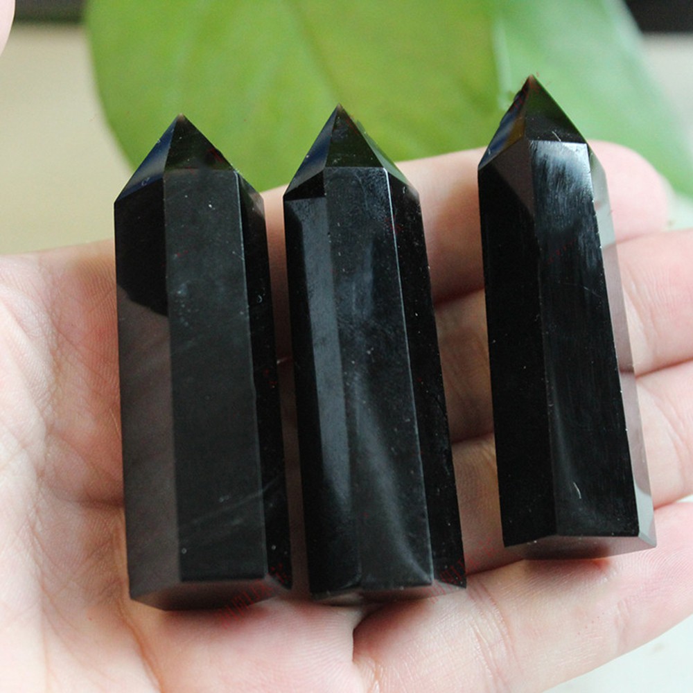 Trụ Đá Thanh Tẩy Obsidian Size 5-6 Cm Chơi Tarot