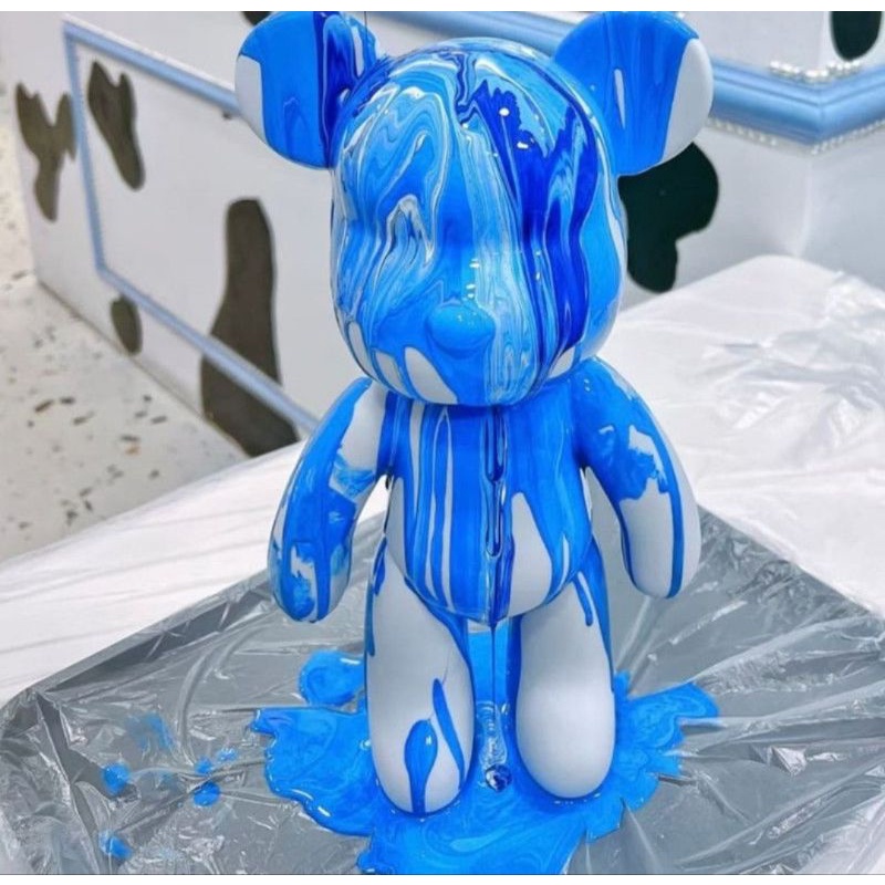 Bộ tô/ đổ màu loang móc khóa Gấu Bụng Bự DIY giá rẻ