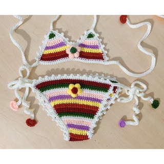Bikini Len Cầu Vồng cho bé