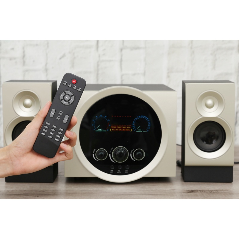 Loa vi tính Bluetooth Enkor V2720 Gold - 2.1