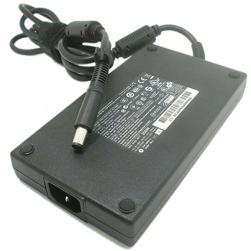 Sạc Laptop HP 200W 19.5V – 10.3A Slim Đầu Kim Lớn