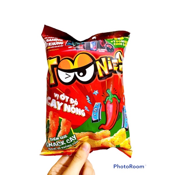 Bánh snack Toonies vị ớt cay 38g (bao bì mới)