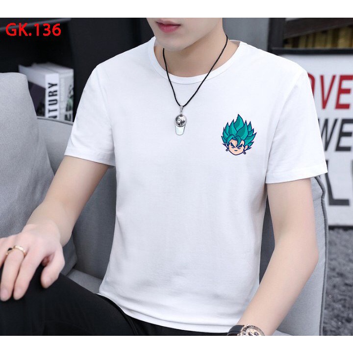 áo thun nam bé trai in hình songoku dragon ball 7 viên ngọc rồng, cotton co giản thoải mái