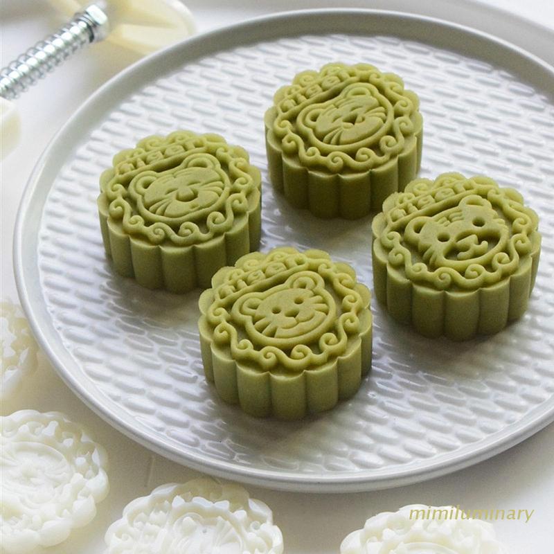 Khuôn Làm Bánh Trung Thu Hình Con Hổ Hoạt Hình 50g DIY