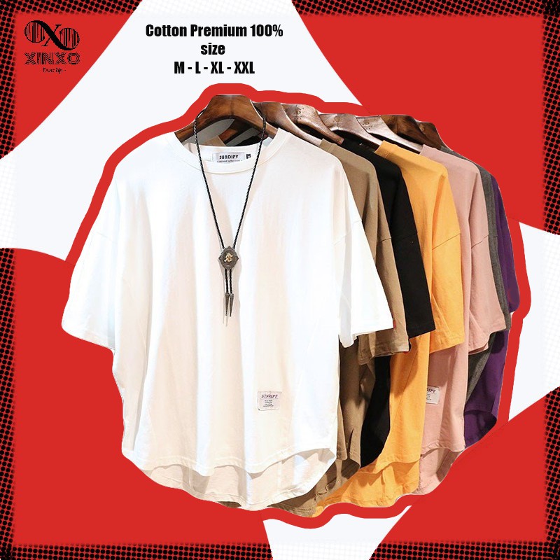 Áo thun Unisex XINXO Basic Tee phông trơn đuôi tôm