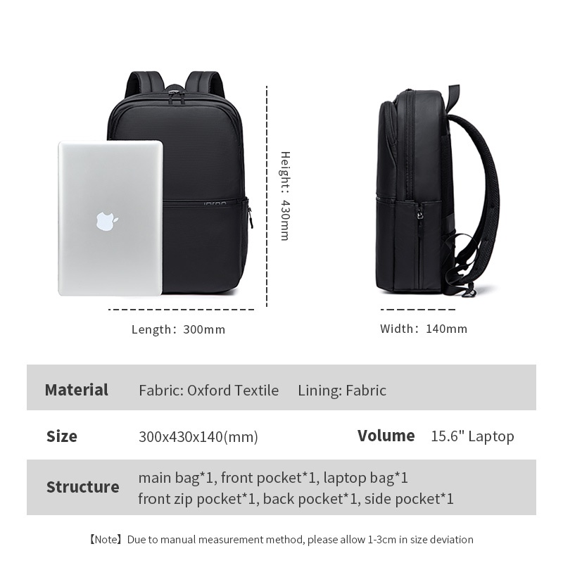 Balo đựng laptop chống thấm nước thời trang cho nam 15.6&quot;