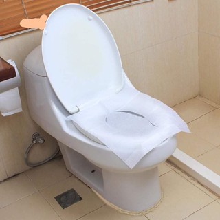 1 gói 10 miếng lót bồn cầu dùng 1 lần tự huỷ