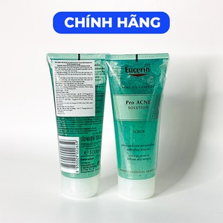 Tẩy Da Chết [CHÍNH HÃNG] Tẩy Tế Bào Chết EUCERIN  PROACNE SOLUTION SCRUB 100ML