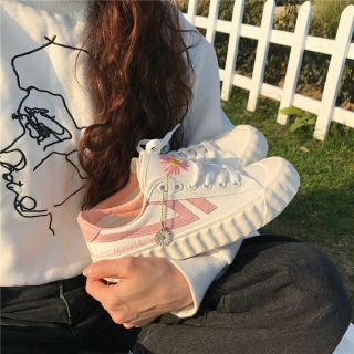 (Giày order) giày hoa cúc ulzzang