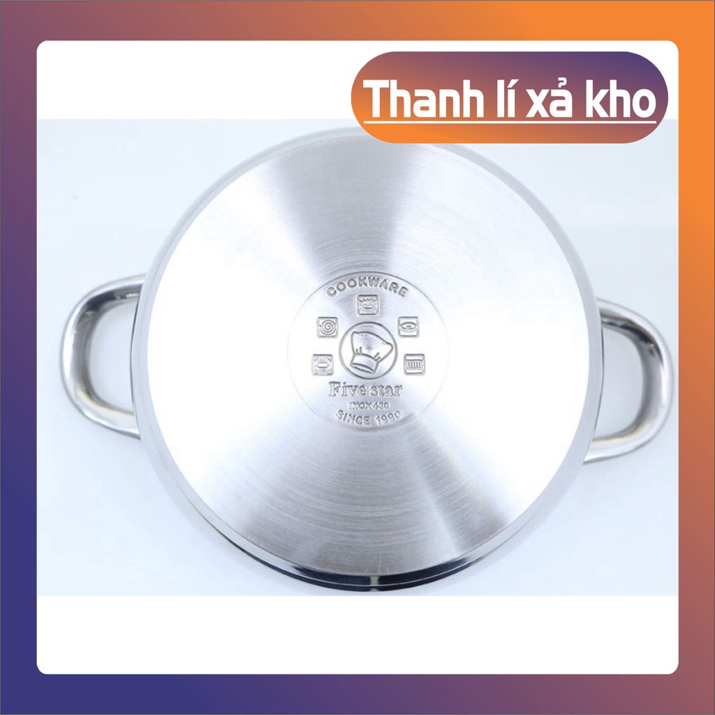 [FREE SHIP] Bộ 3 nồi inox 3 đáy cao cấp Five Star FS - B3010 [FREE SHIP]