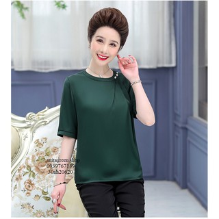 tk2-0620-ÁO KIỂU TRUNG NIÊN NÚT CHUỖI